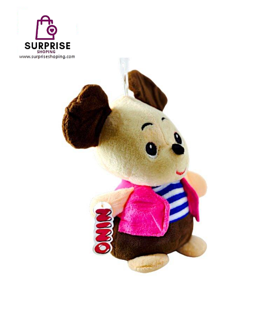 خرید عروسک موش صورتی رنگ -سورپرایزشاپ